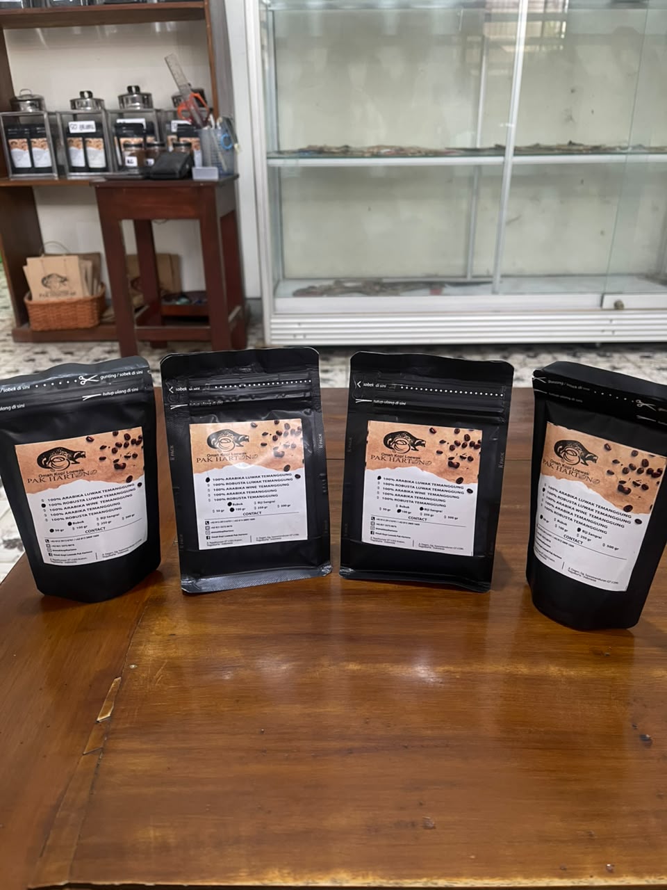 Kopi luwak dengan cita rasa khas di Omah Kopi Pak Hartono Yogyakarta